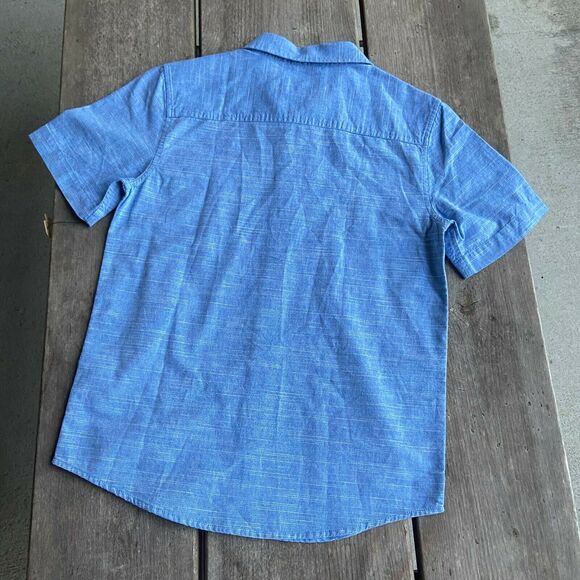 Urban Pipeline Maxwear Blue Poplin Shirt Short Sleeved NEW NWT Size Large - Picture 5 of 6